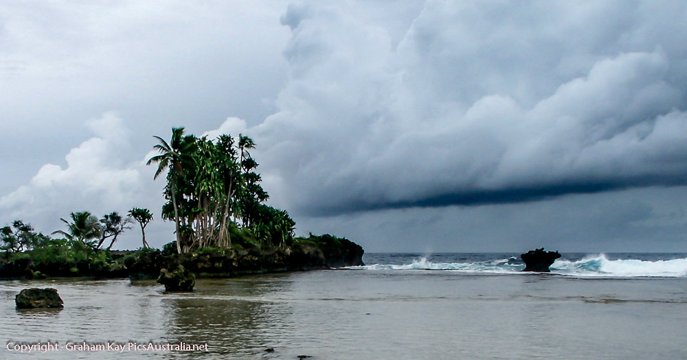 Storm approaching Nusa Island - Kavieng, PNG