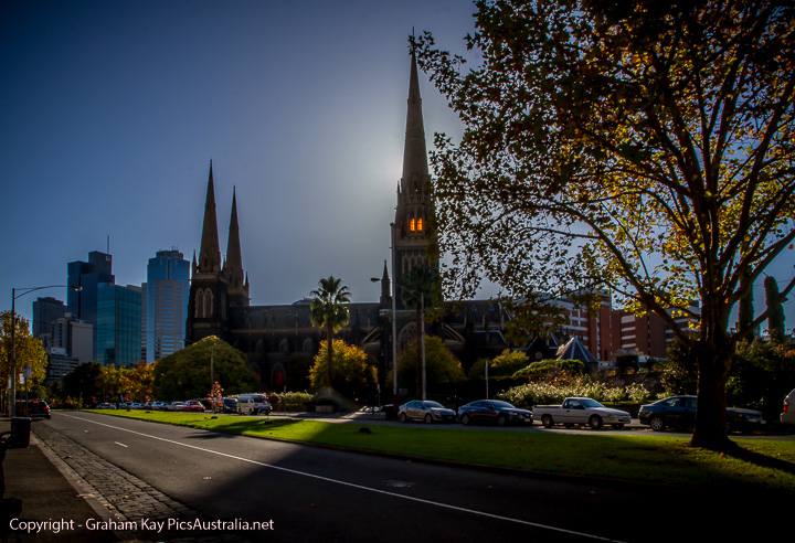 Autumn day - down town Melbourne