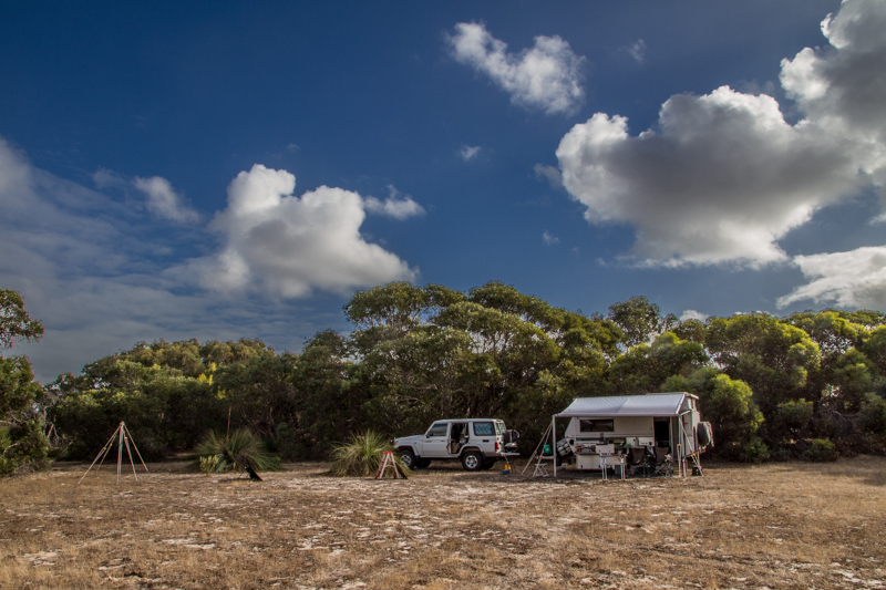 Our bush camp - total relaxation.